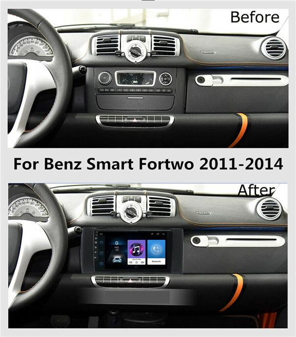 SMART FORTWO 2010-2014 ANDROİD ANDROİD DVD USB BLUETOOTH HD KAMERA HEDİYE